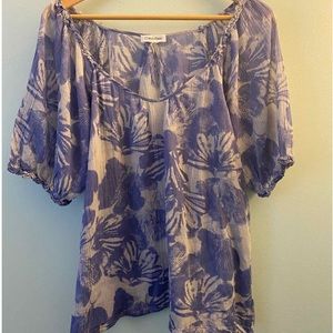 Calvin Klein Lightweight Purple Blouse